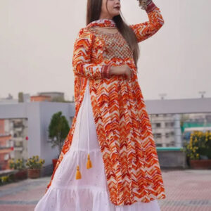 China Linen Embroidery & Stone Work Three Piece For Girls/Women