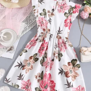New Baby Girls Fashionable Beautiful Party Dress One Piece Baby Dress for 3-12Yrs