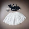 Summer Kid Baby Girls Floral Long Tutu skart Wedding Party Dresses and birthday Dresses