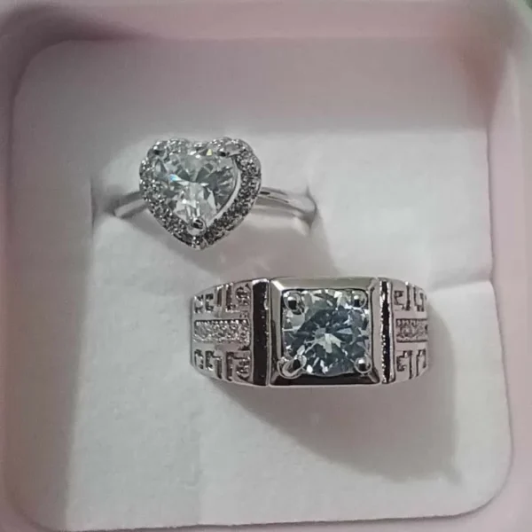 2025 latest lovers ring love witness boyfriend and girlfriend wedding anniversary gift students love adjustable ring